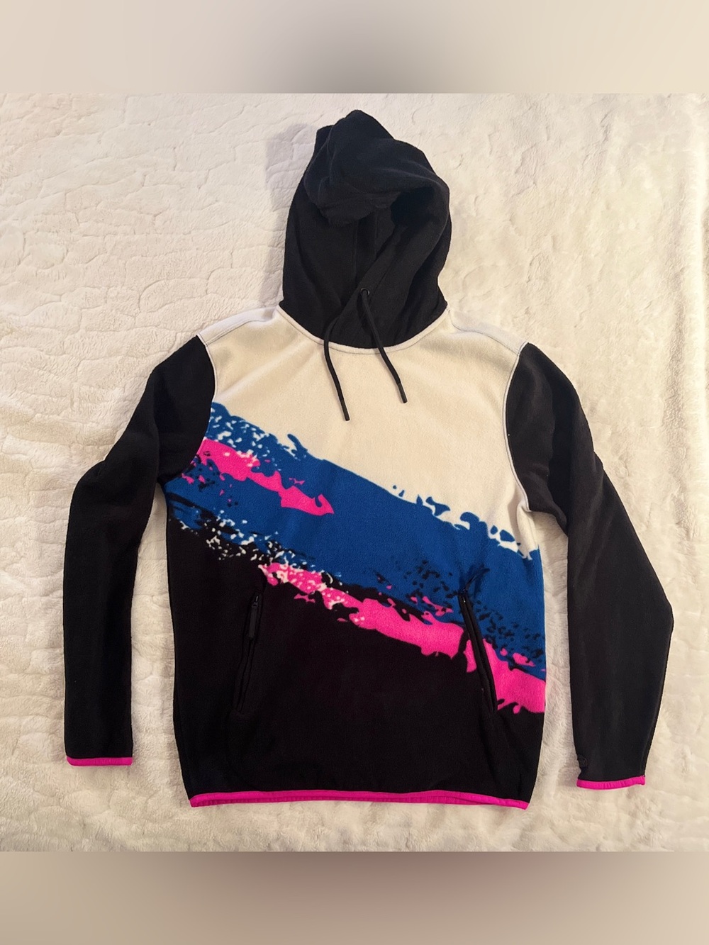 Chubbies "The Retro Splash" Low Pile Fleece Hoodie sz.M